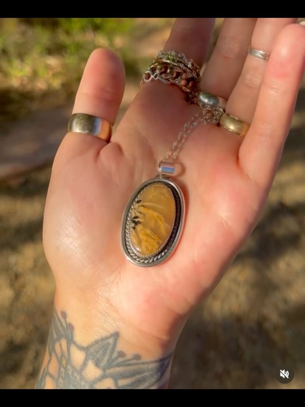 Dark Moon Silver Plume Agate Set - Picture 16 of 16